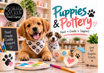 3 Girls & a Kiln Puppies & Pottery
